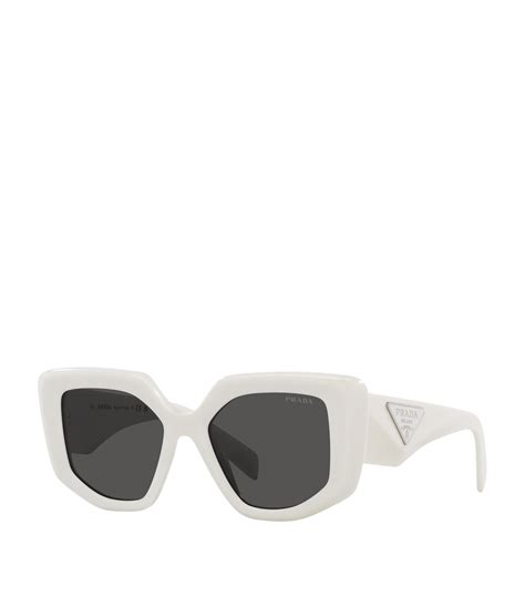 Prada symbole sunglasses white